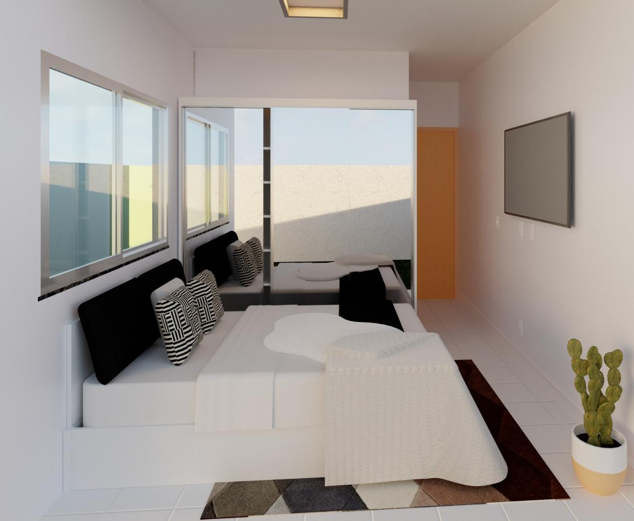 Quarto de Casal - Construtora Apoema